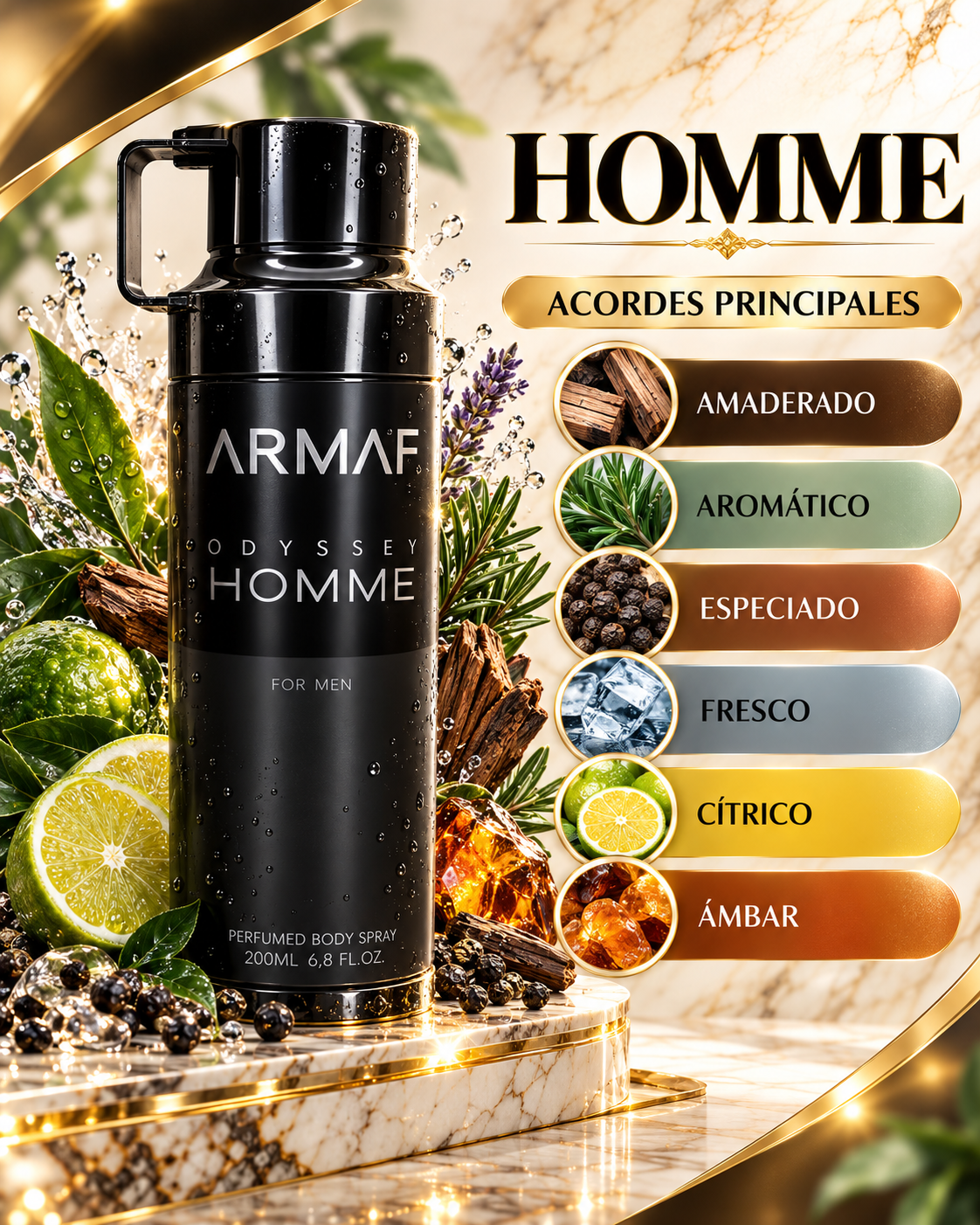 Body Spray Homme