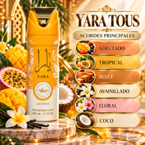 Body Spray Yara Tous